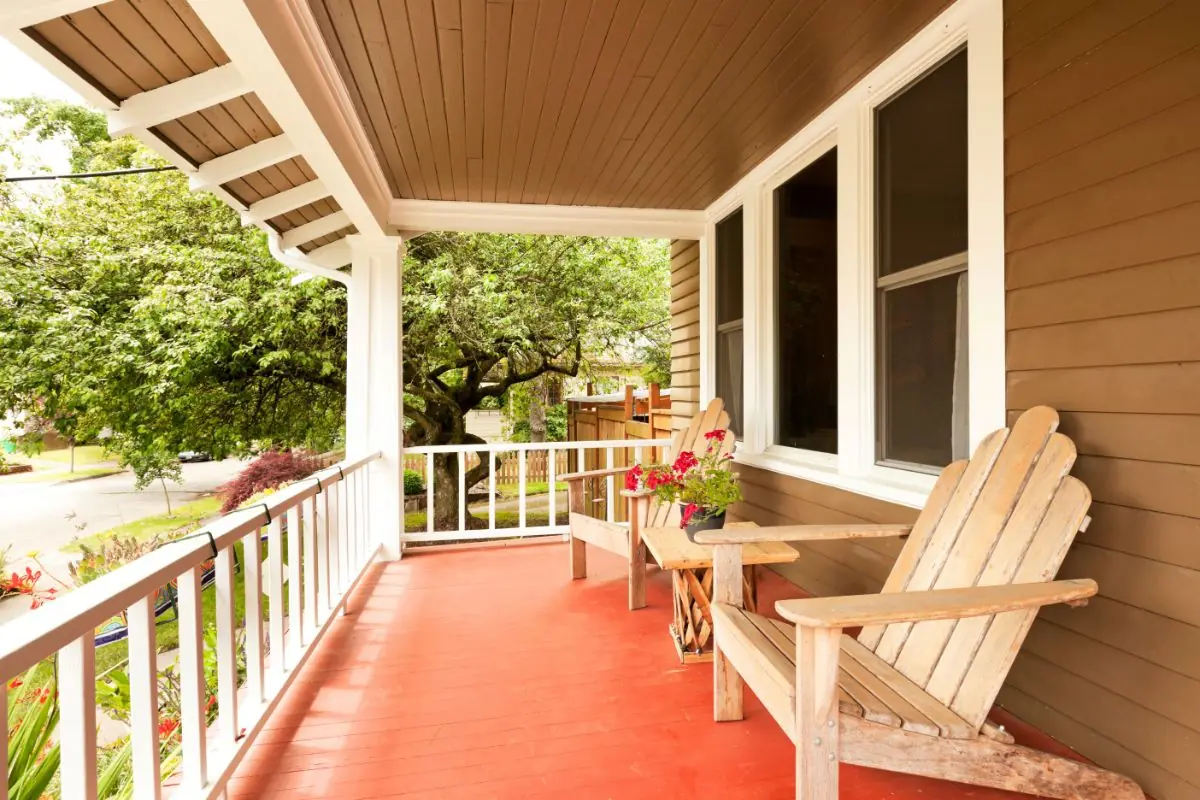 beautiful covered porch