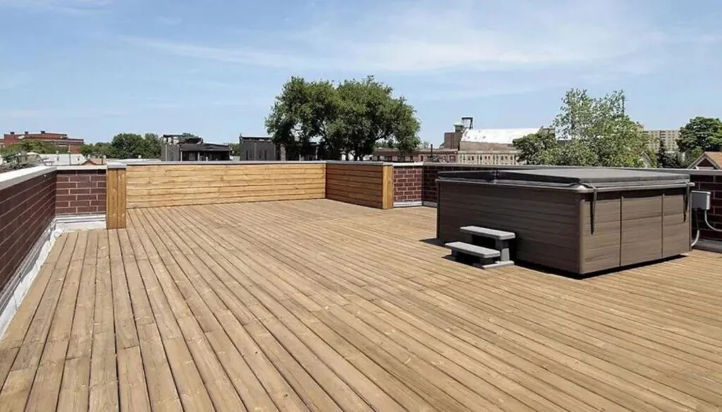 simple roof deck