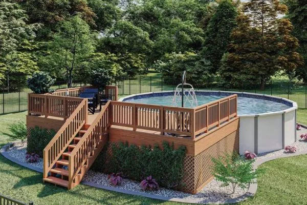 Build a Deck Around Above Ground Pool