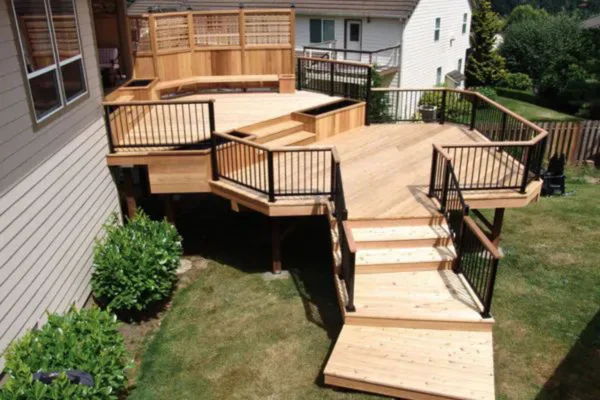 Multi Level Decks - All Pro Meridian Deck Builders